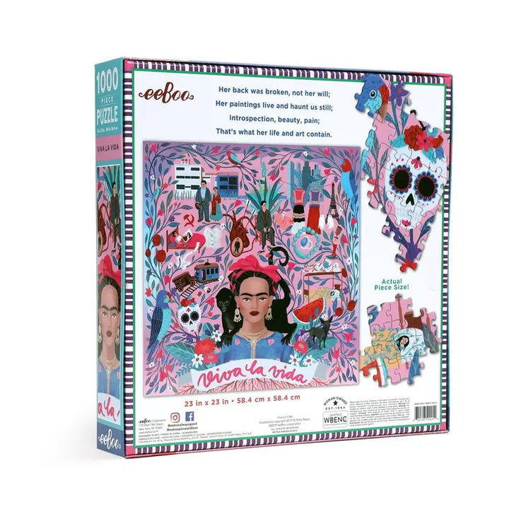 Viva La Vida Frida Jigsaw Puzzle (1000 pc)