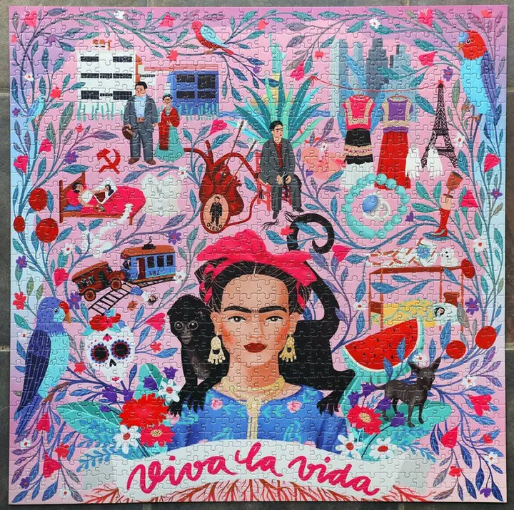 Viva La Vida Frida Jigsaw Puzzle (1000 pc)