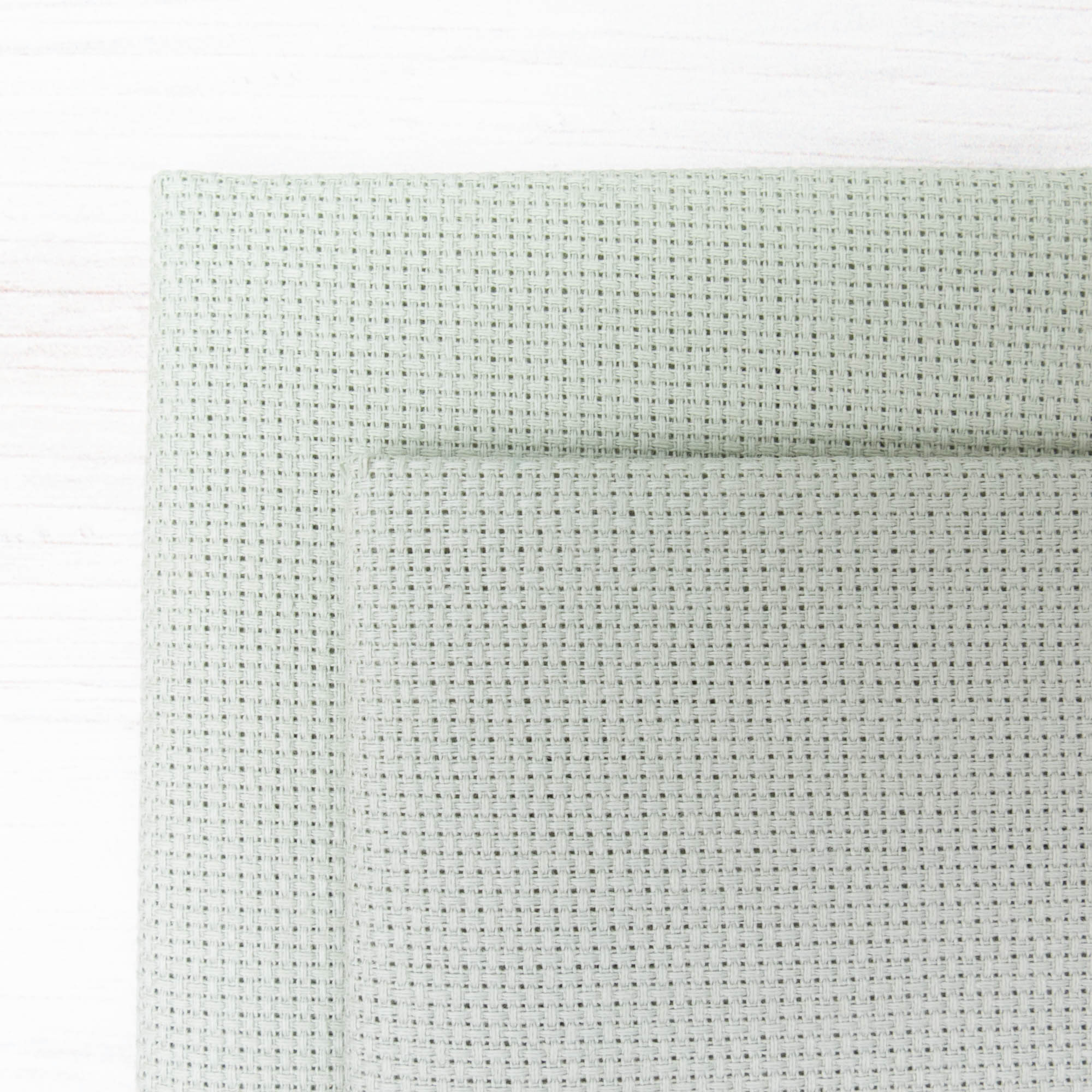 Celadon Aida Cross Stitch Fabric - Stitched Modern