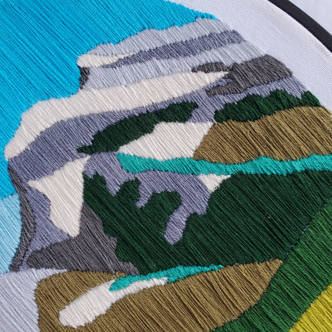 PDF PATTERN - Mountains Embroidery by BeCo Productions
