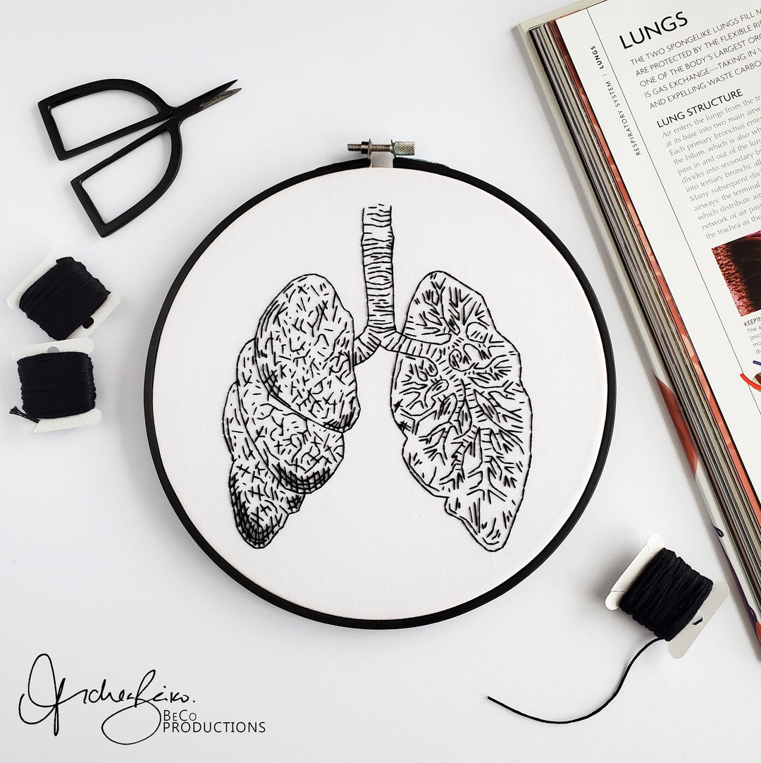 PDF PATTERN - Lungs Anatomy by BeCo Productions
