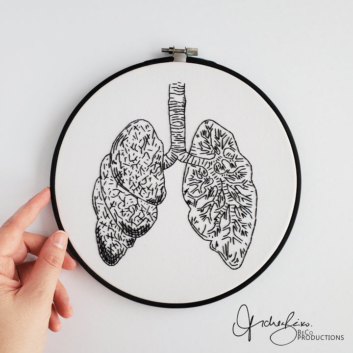 PDF PATTERN - Lungs Anatomy by BeCo Productions