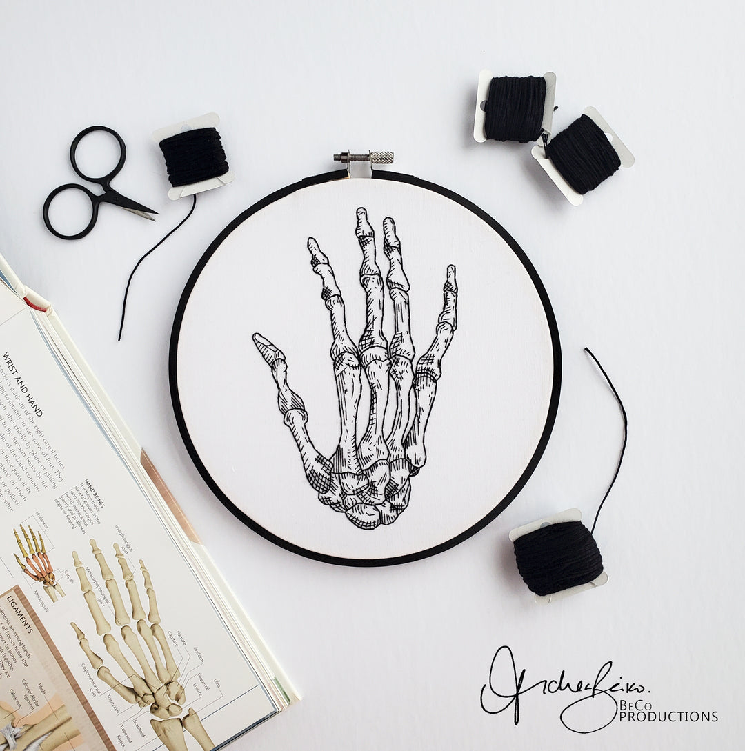 PDF PATTERN - Skeletal Hand by BeCo Productions