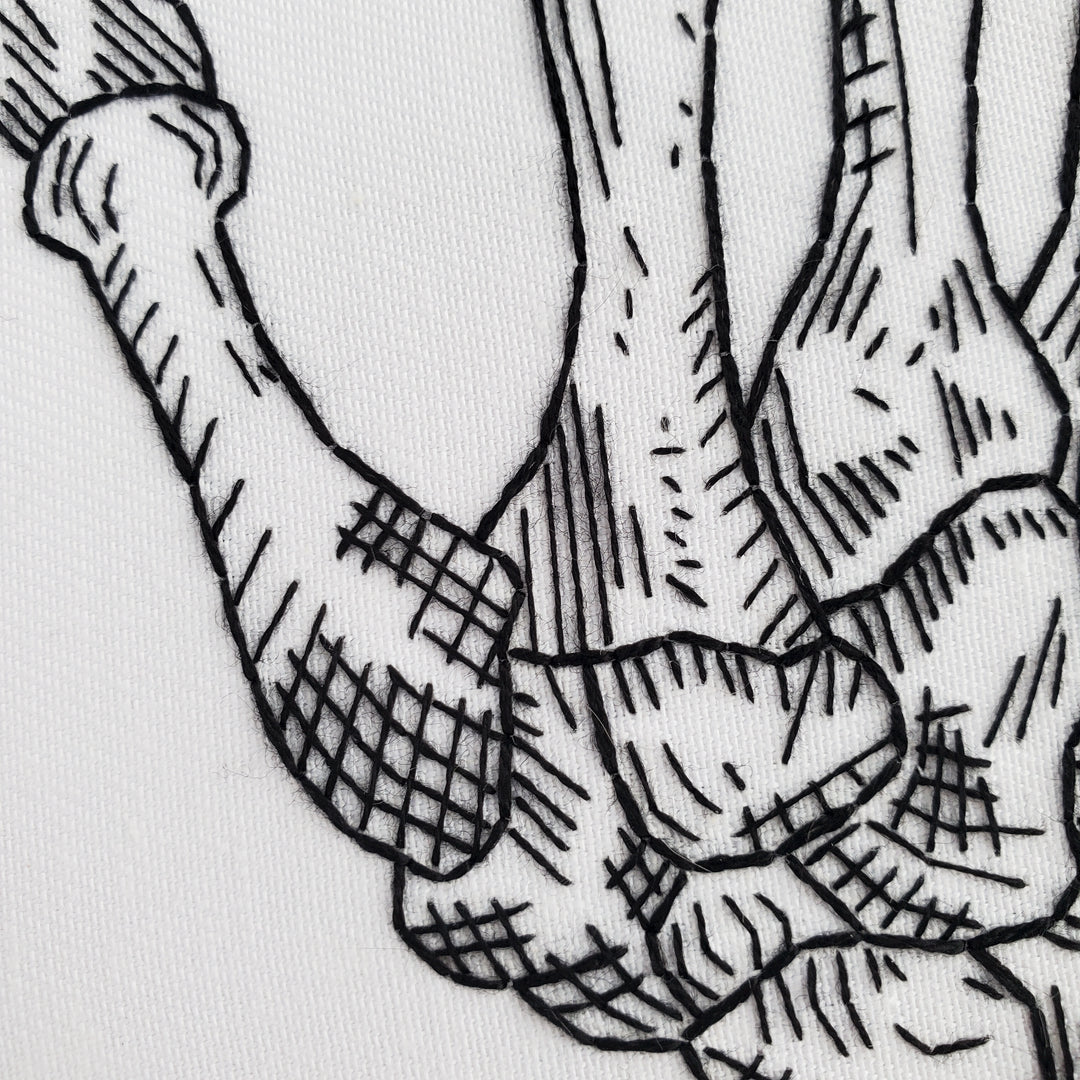 PDF PATTERN - Skeletal Hand by BeCo Productions
