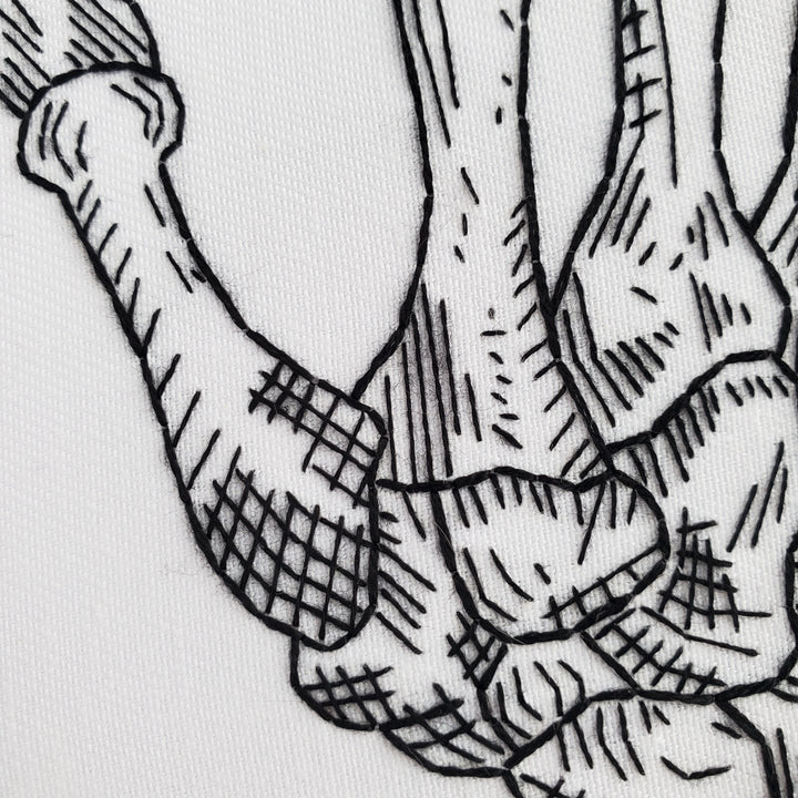 PDF PATTERN - Skeletal Hand by BeCo Productions