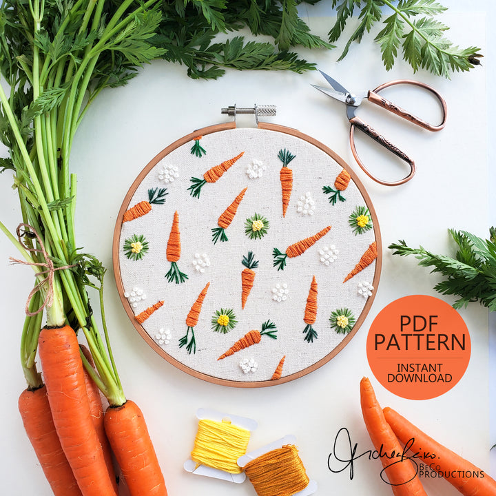 PDF PATTERN - Carrot Life Cycle by BeCo Productions