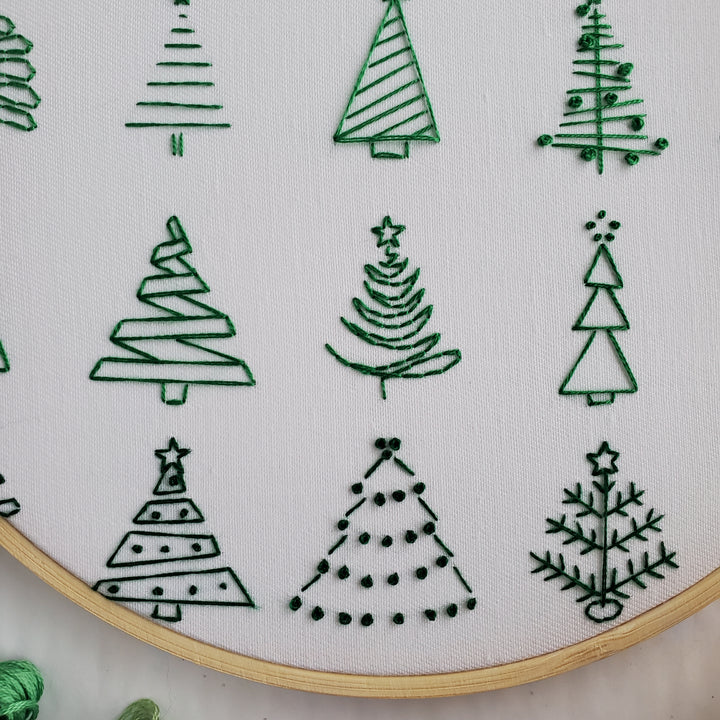 PDF PATTERN - Christmas Tree Print by BeCo Productions