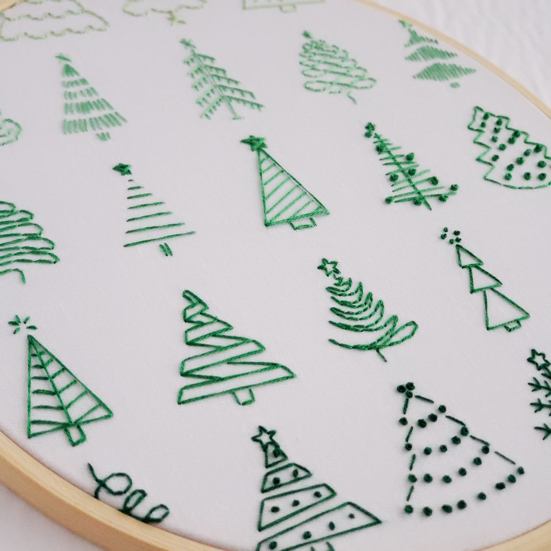 PDF PATTERN - Christmas Tree Print by BeCo Productions