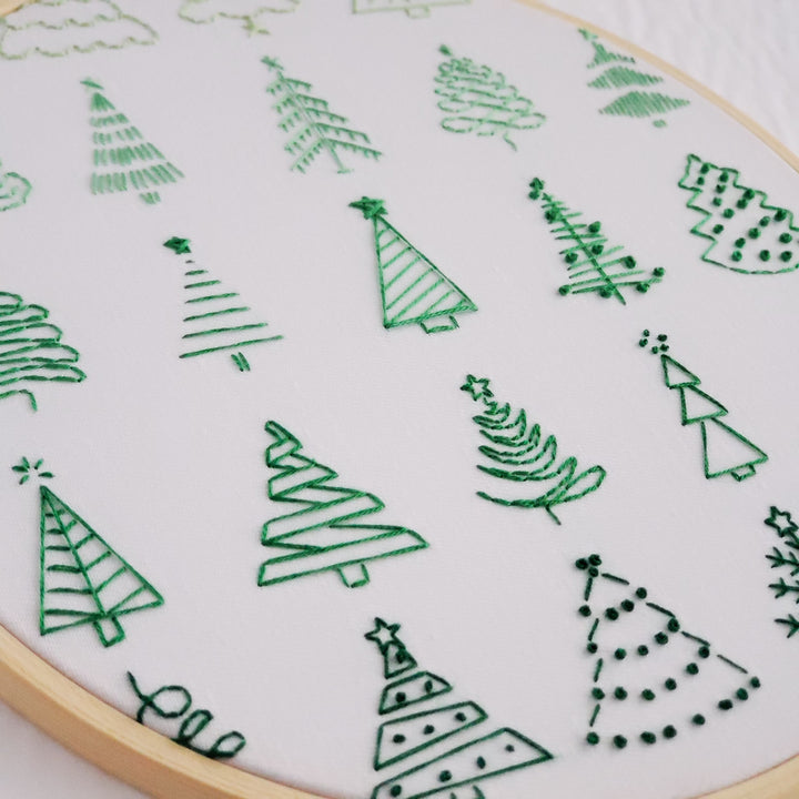 PDF PATTERN - Christmas Tree Print by BeCo Productions