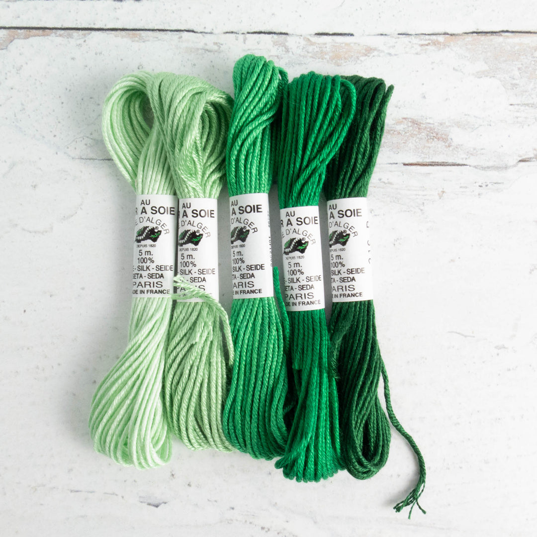 Soie d'Alger Silk Embroidery Thread - Emerald