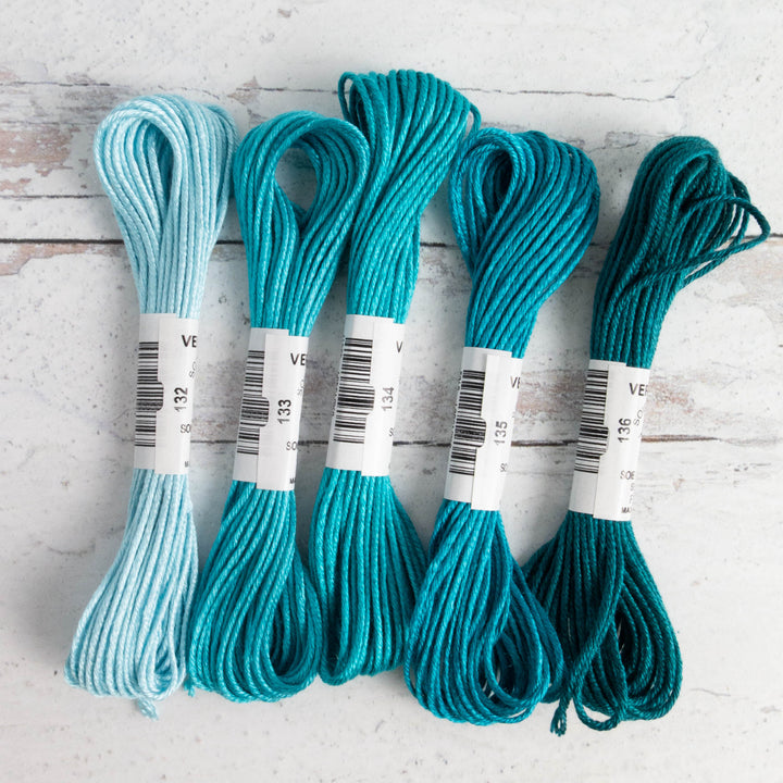 Soie d'Alger Silk Embroidery Thread - Turquoise