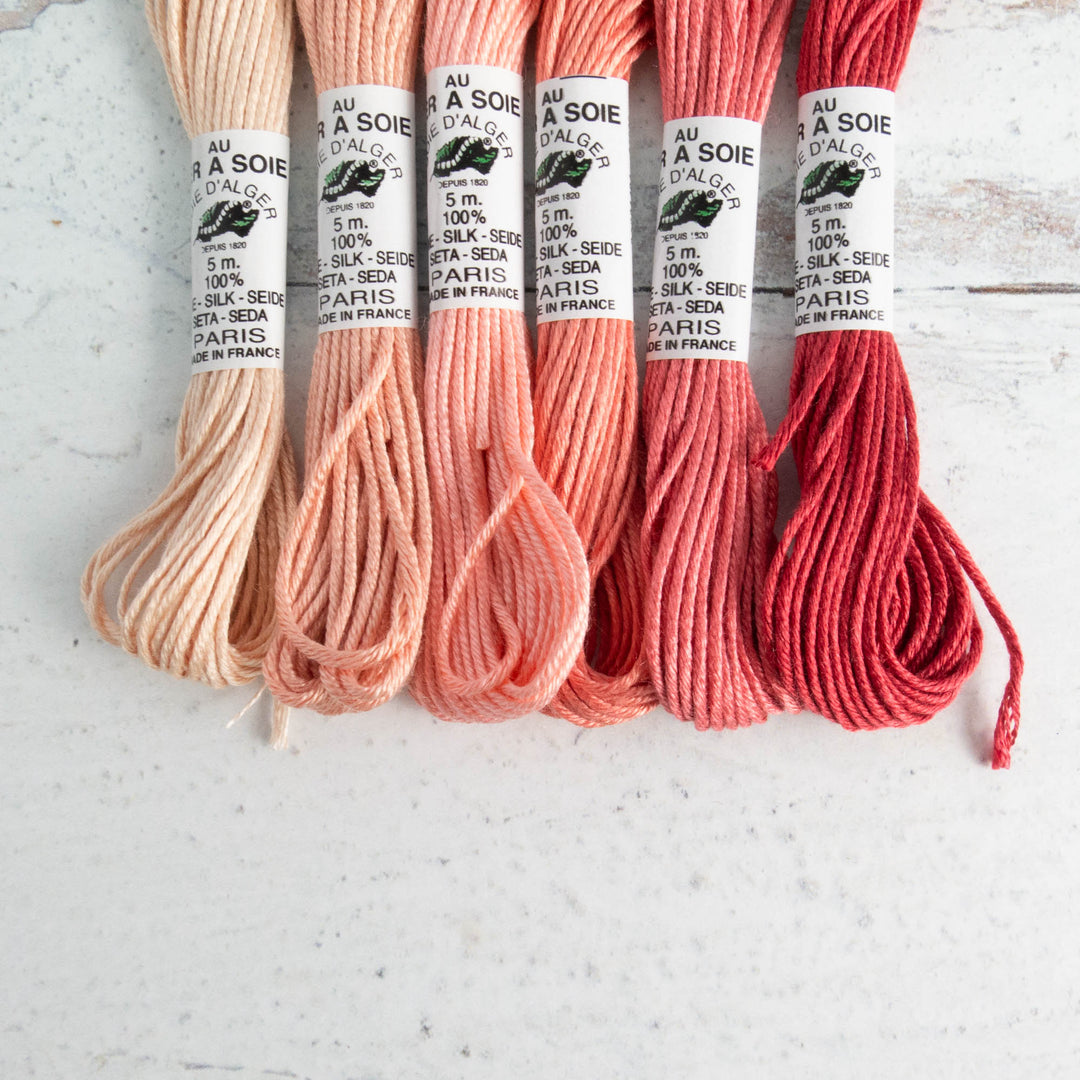 Soie d'Alger Silk Embroidery Thread - Salmon – Snuggly Monkey