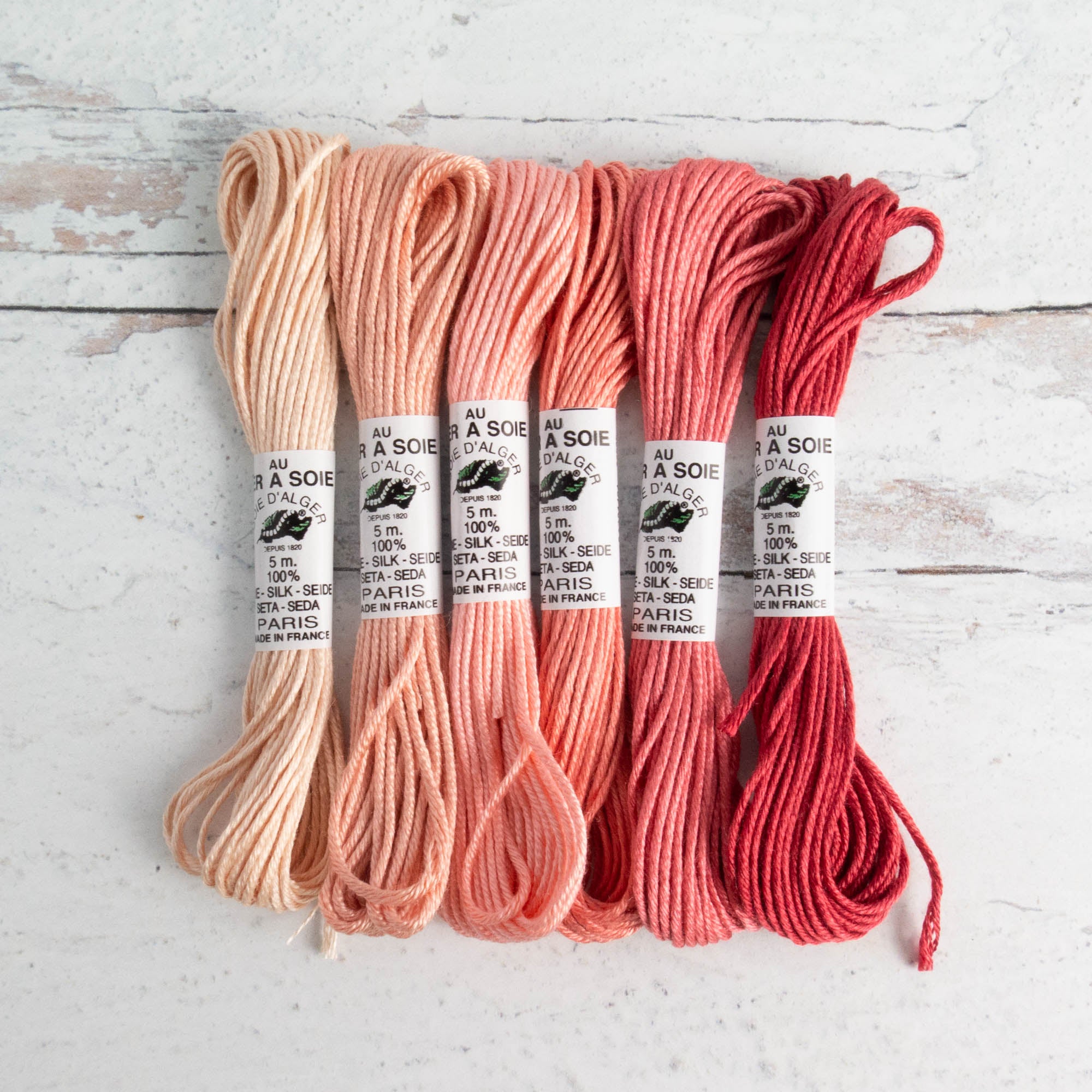 Soie d'Alger Silk Embroidery Thread - Salmon – Snuggly Monkey