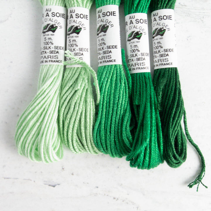 Soie d'Alger Silk Embroidery Thread - Emerald