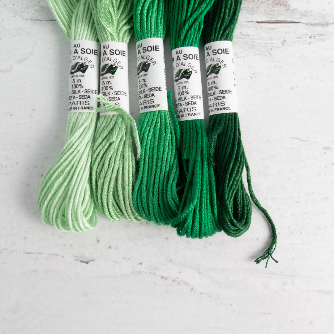 Soie d'Alger Silk Embroidery Thread - Emerald