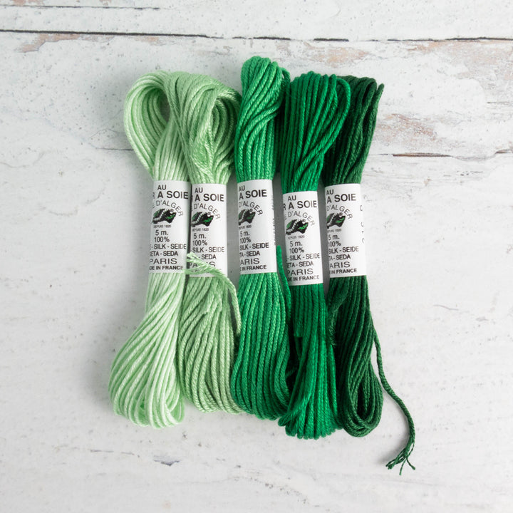 Soie d'Alger Silk Embroidery Thread - Emerald