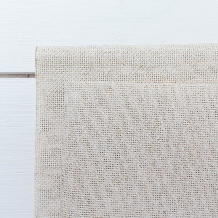20 ct Aida Cross Stitch Fabric - Oatmeal Fabric - Snuggly Monkey