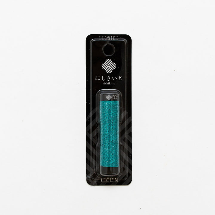 Metallic Embroidery Floss | Cosmo Nishikiito Neoni- MALACHITE (302) Floss - Snuggly Monkey