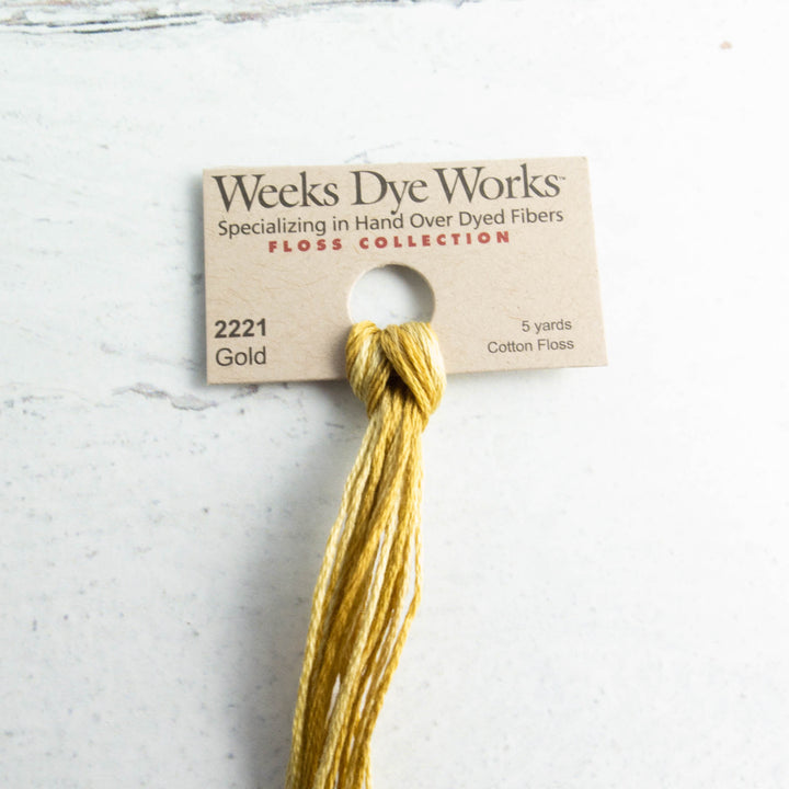 WDW 6-Strand Floss - Gold (2221)