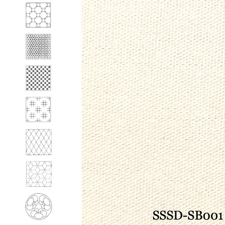 Seven Treasures Pre-Stenciled Sashiko Sampler