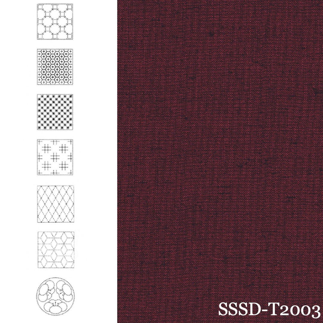 Fan and Basketweave Complete Sashiko Kit – Snuggly Monkey