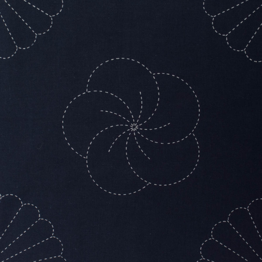 Fan Sashiko Embroidery Sampler Sashiko - Snuggly Monkey
