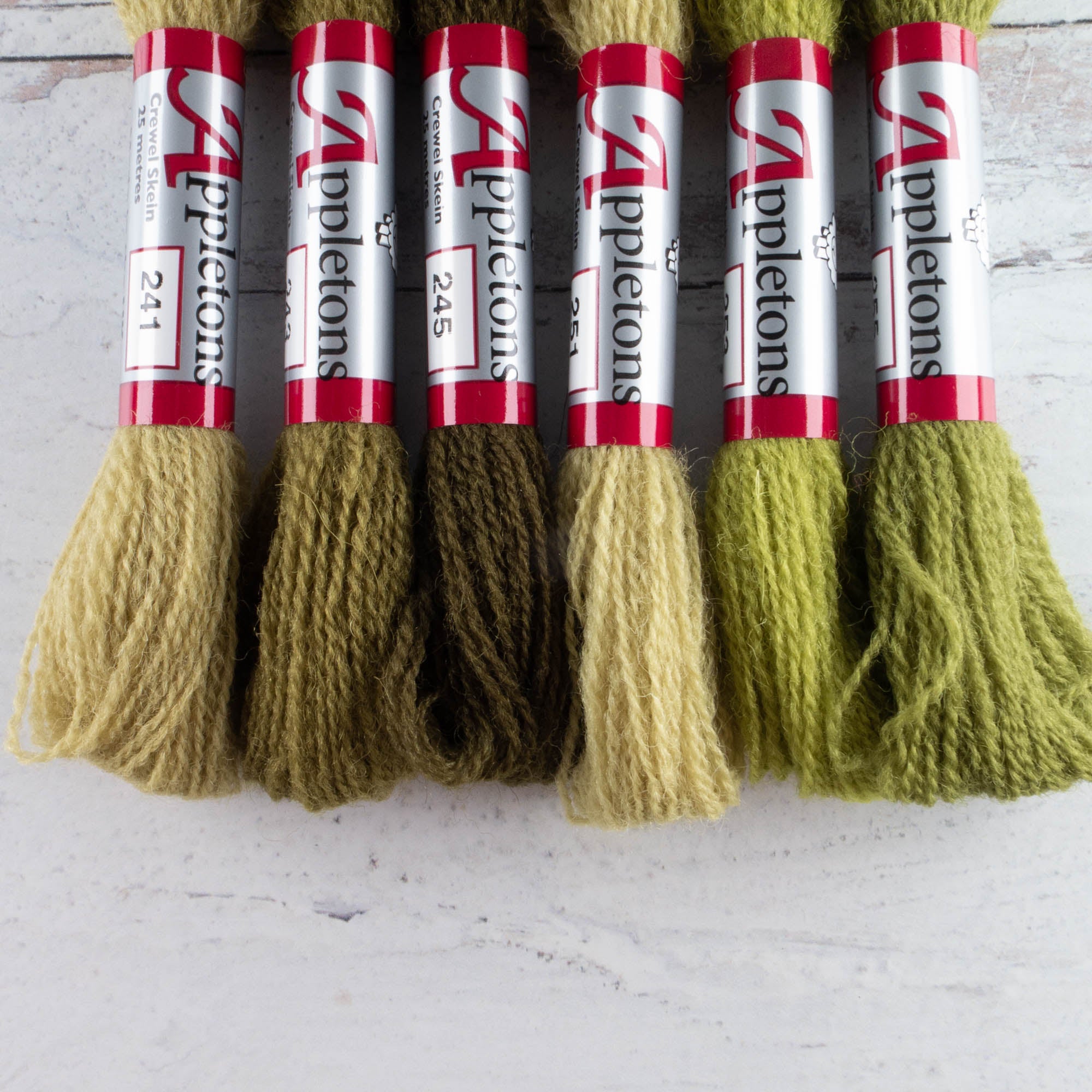Appletons Crewel Weight Wool - Olive & Grass Greens – Snuggly Monkey