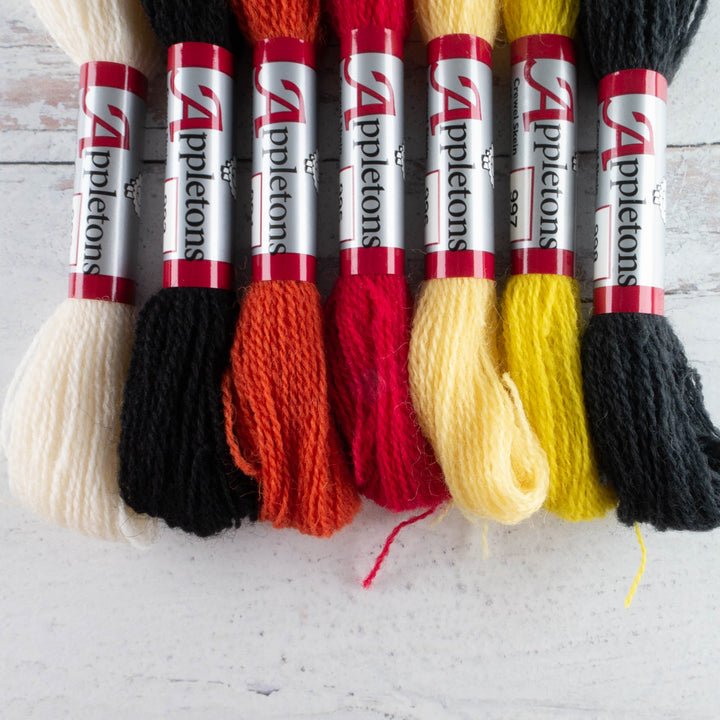 Appletons Crewel Weight Wool - Primary Colors