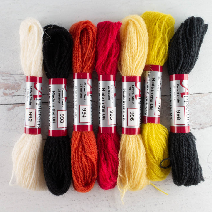 Appletons Crewel Weight Wool - Primary Colors