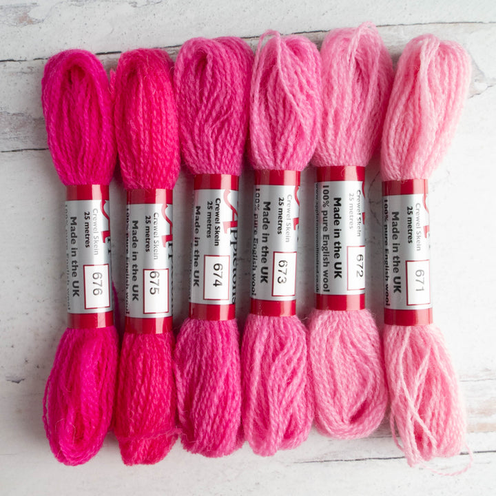 Appletons Crewel Weight Wool - Bubble Gum