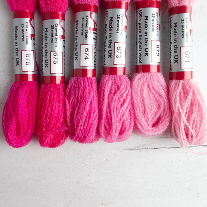 Appletons Crewel Weight Wool - Bubble Gum