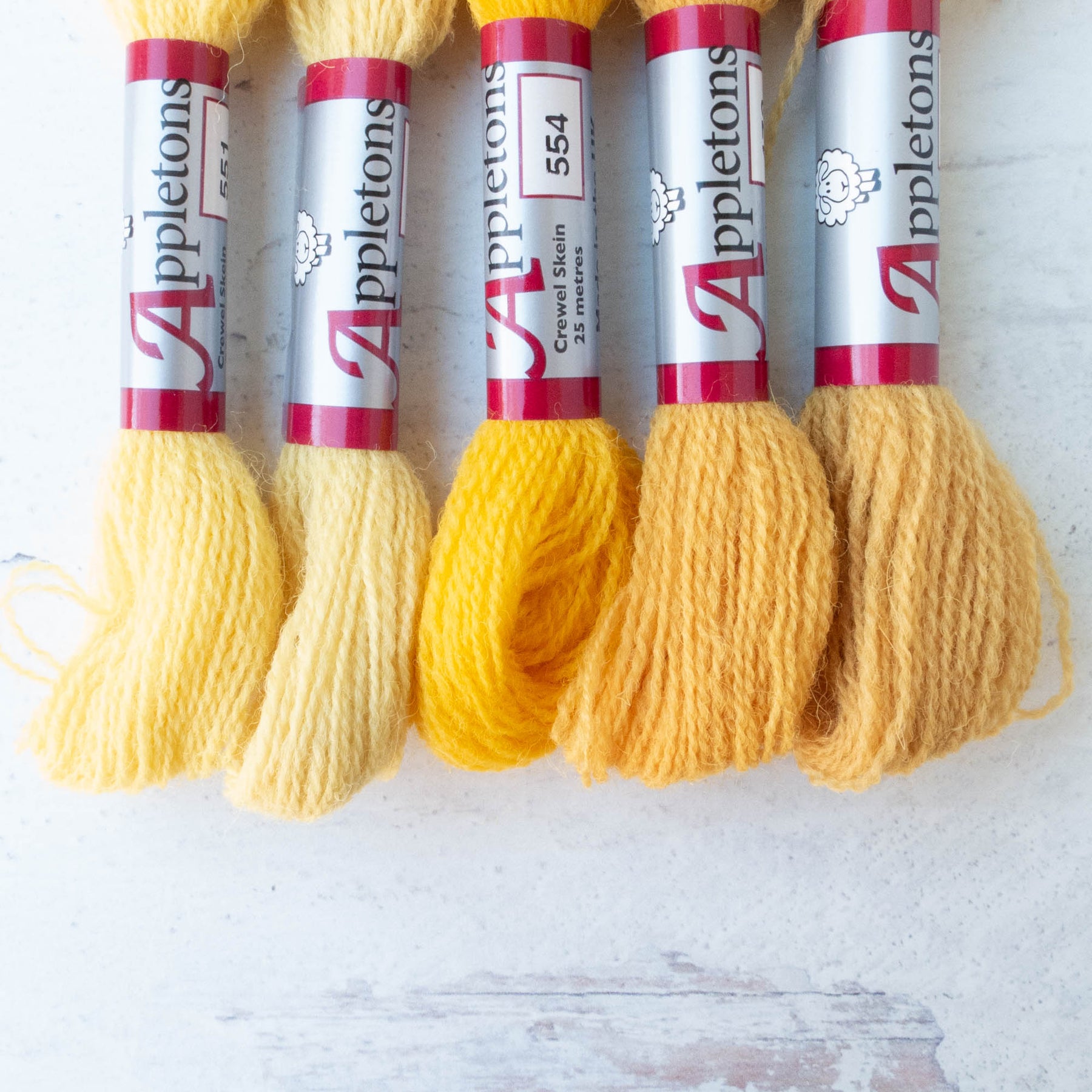 Appletons Crewel Wool Yarn, Hand Embroidery Yarn Bundle, 100% Wool Yarn for  Embroidery, Needlepoint, Crewel Work 