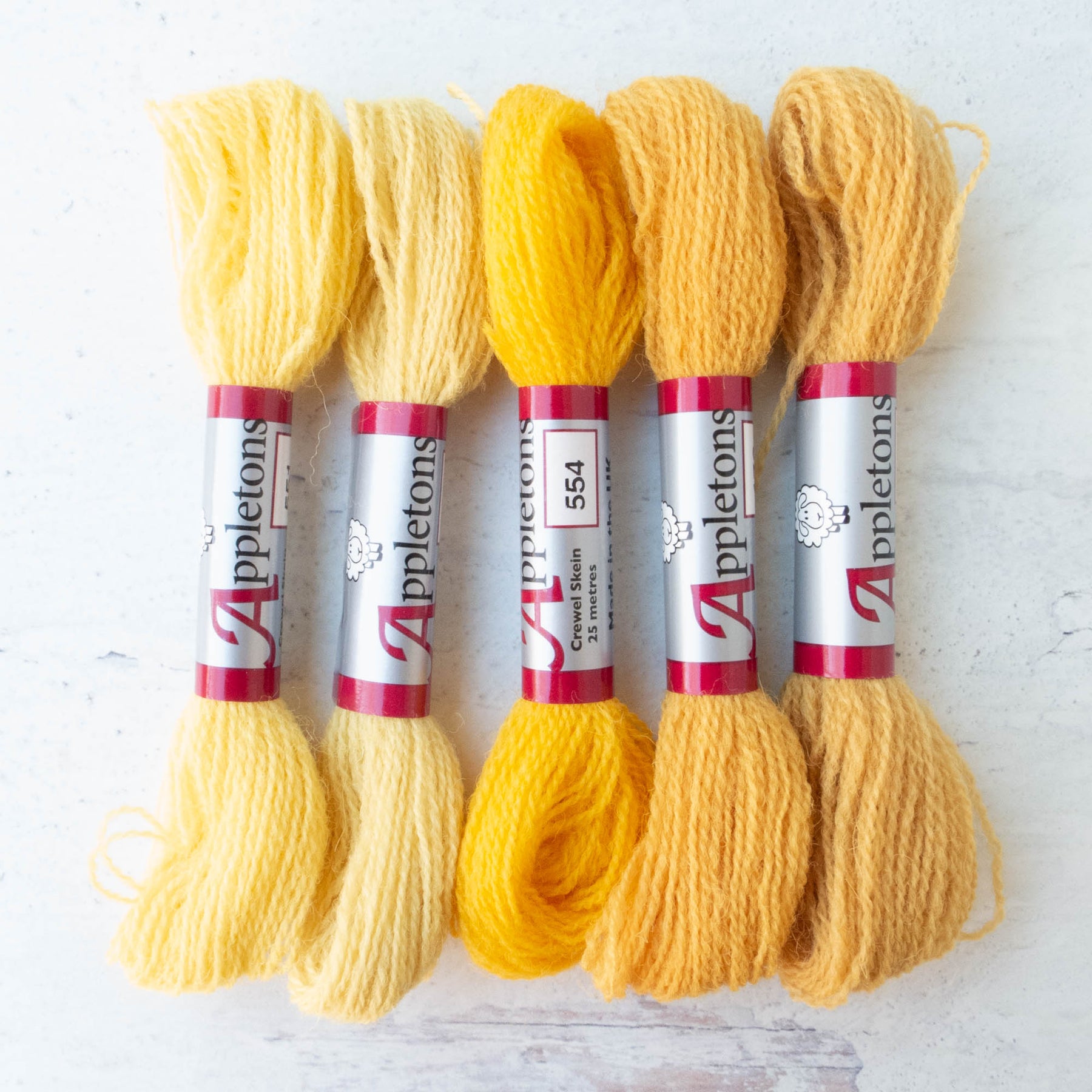 Crewel Wool Embroidery Thread - 40 Colors