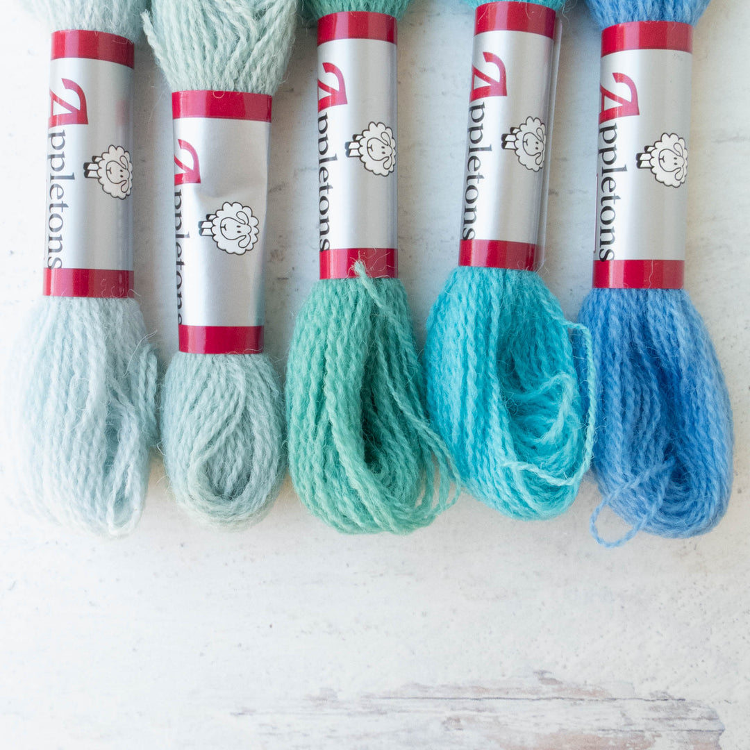 Appletons Crewel Weight Wool - Light Blues