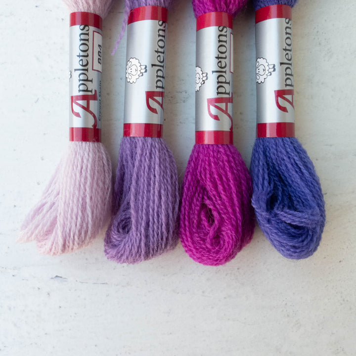 Appletons Crewel Weight Wool - Purples