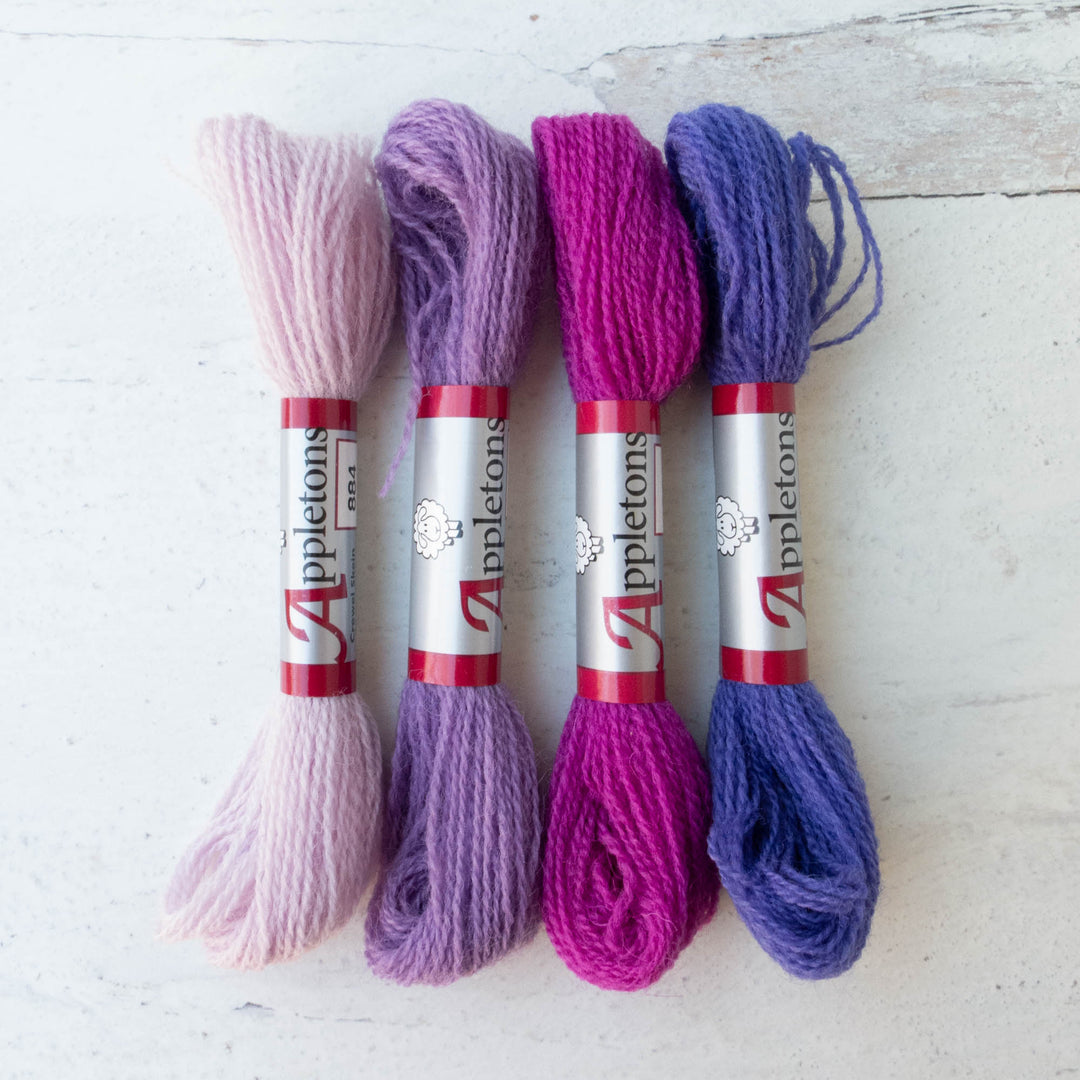 Appletons Crewel Weight Wool - Purples