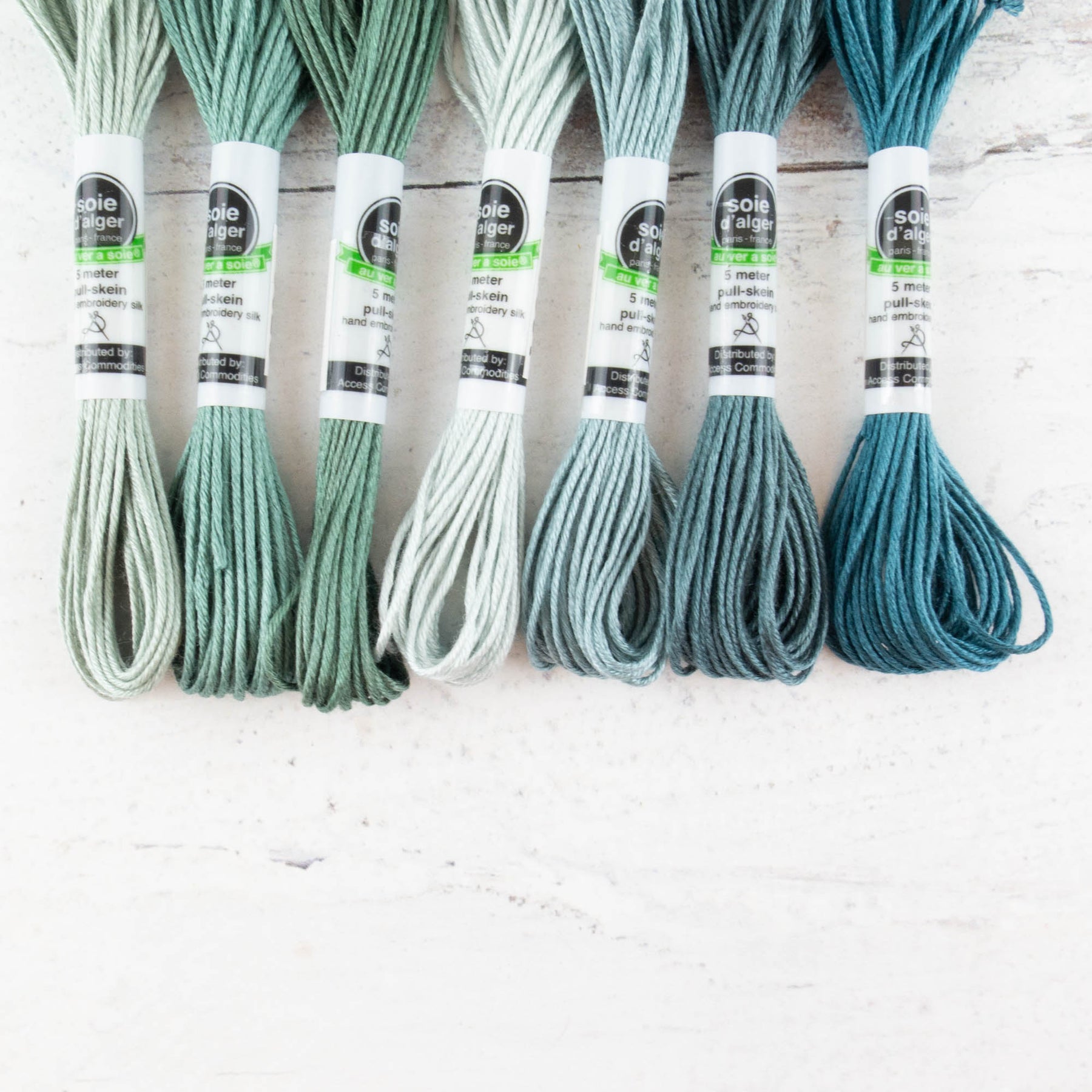 OCEANA - Au Ver à Soie 7 Strand Silk Alger Thread for Hand Embroidery –  Sublime Stitching