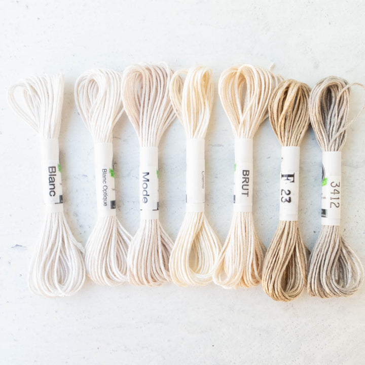 Soie d'Alger Silk Embroidery Thread - Light Neutrals