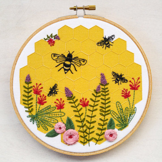 cozyblue Embroidery Kit :: Bee Lovely Patterns - Snuggly Monkey