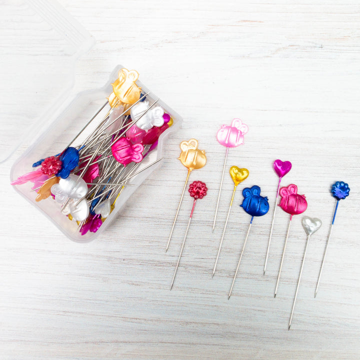 Pretty Quilting Pins
