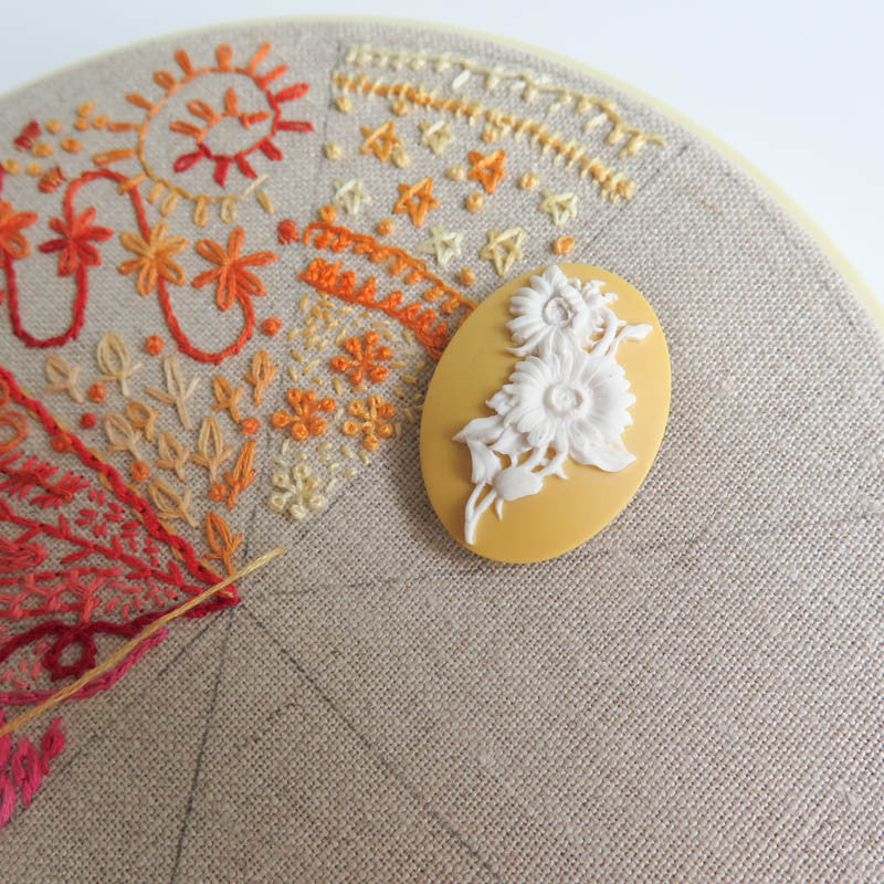 Sunflower Needle Minder Needle Minder - Snuggly Monkey