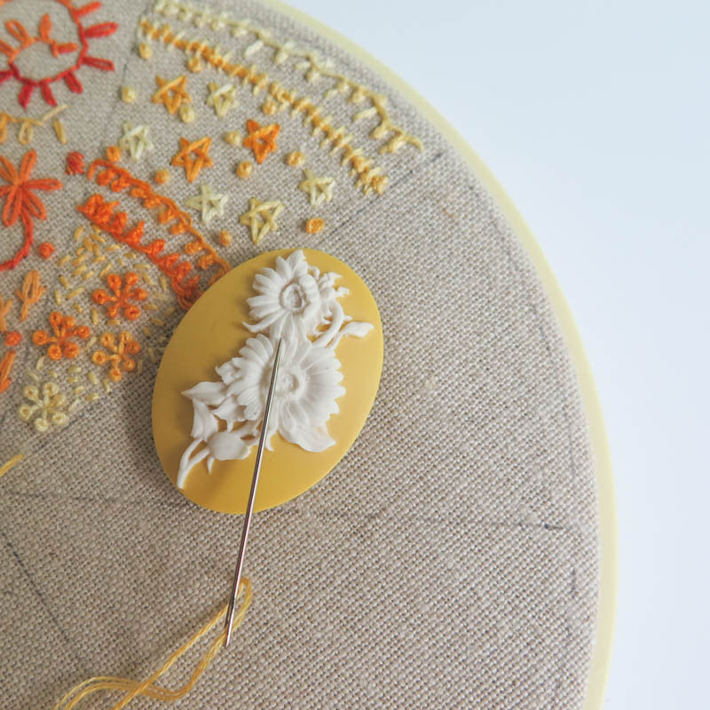 Sunflower Needle Minder Needle Minder - Snuggly Monkey