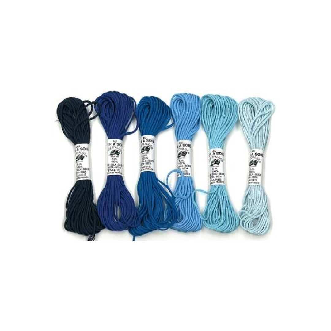 Soie D' Alger Thread Set - Blues