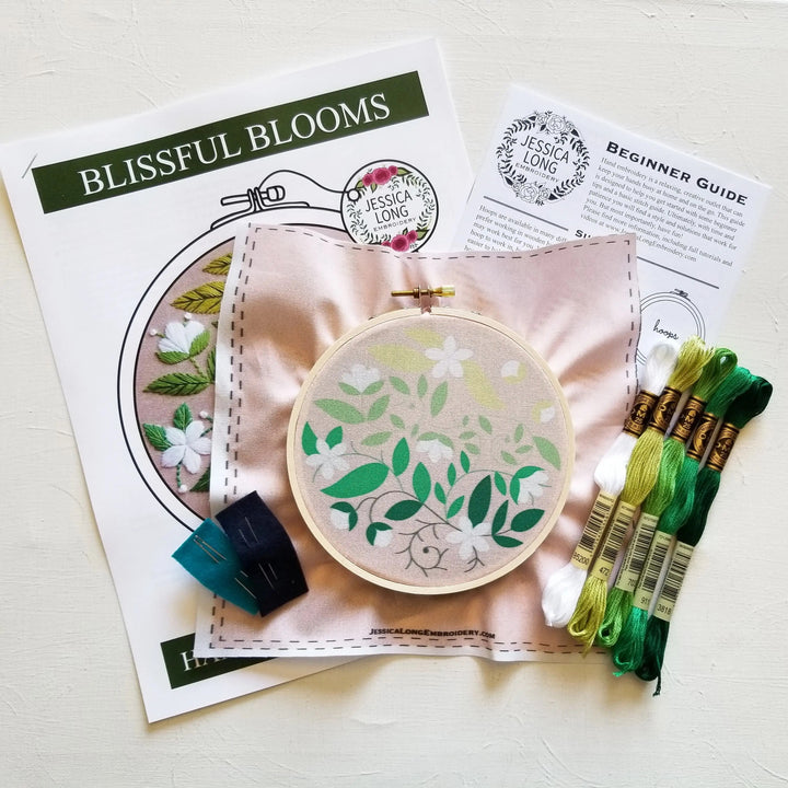 Blissful Blooms Embroidery Kit