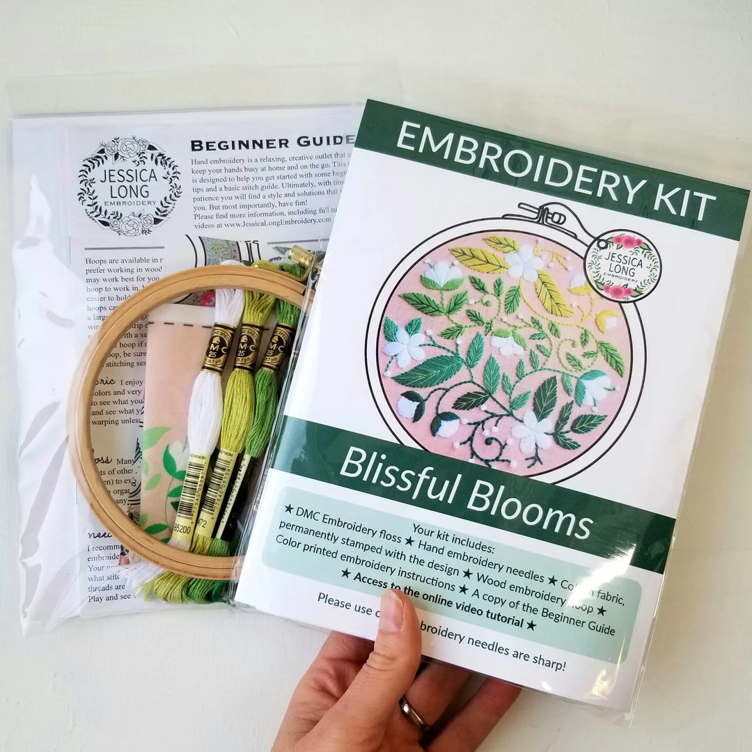 Blissful Blooms Embroidery Kit