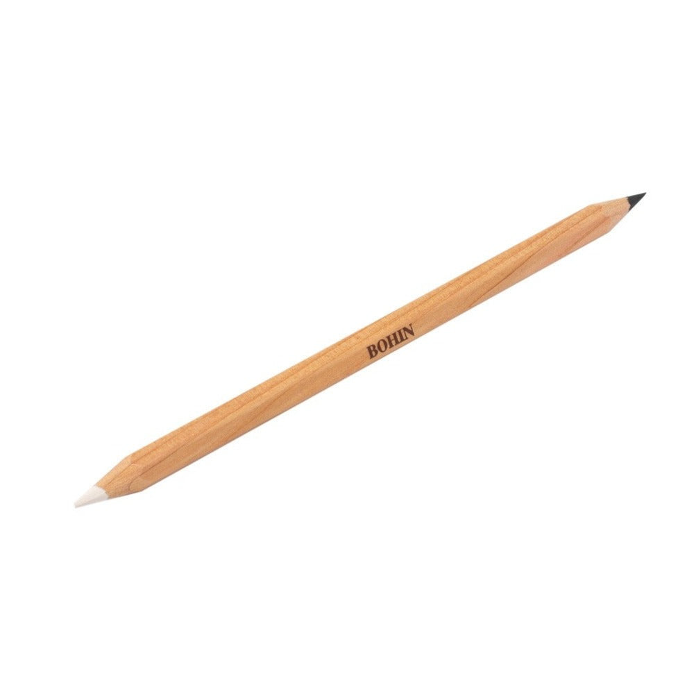 Dressmakers Bi Colored Marking Pencil - White and Black