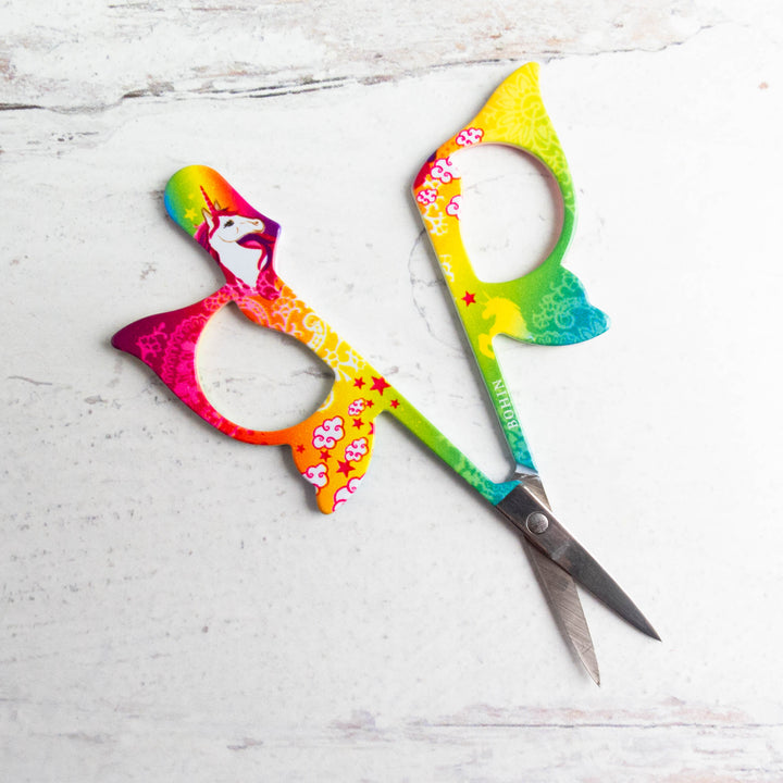 4 inch Rainbow Unicorn Scissors