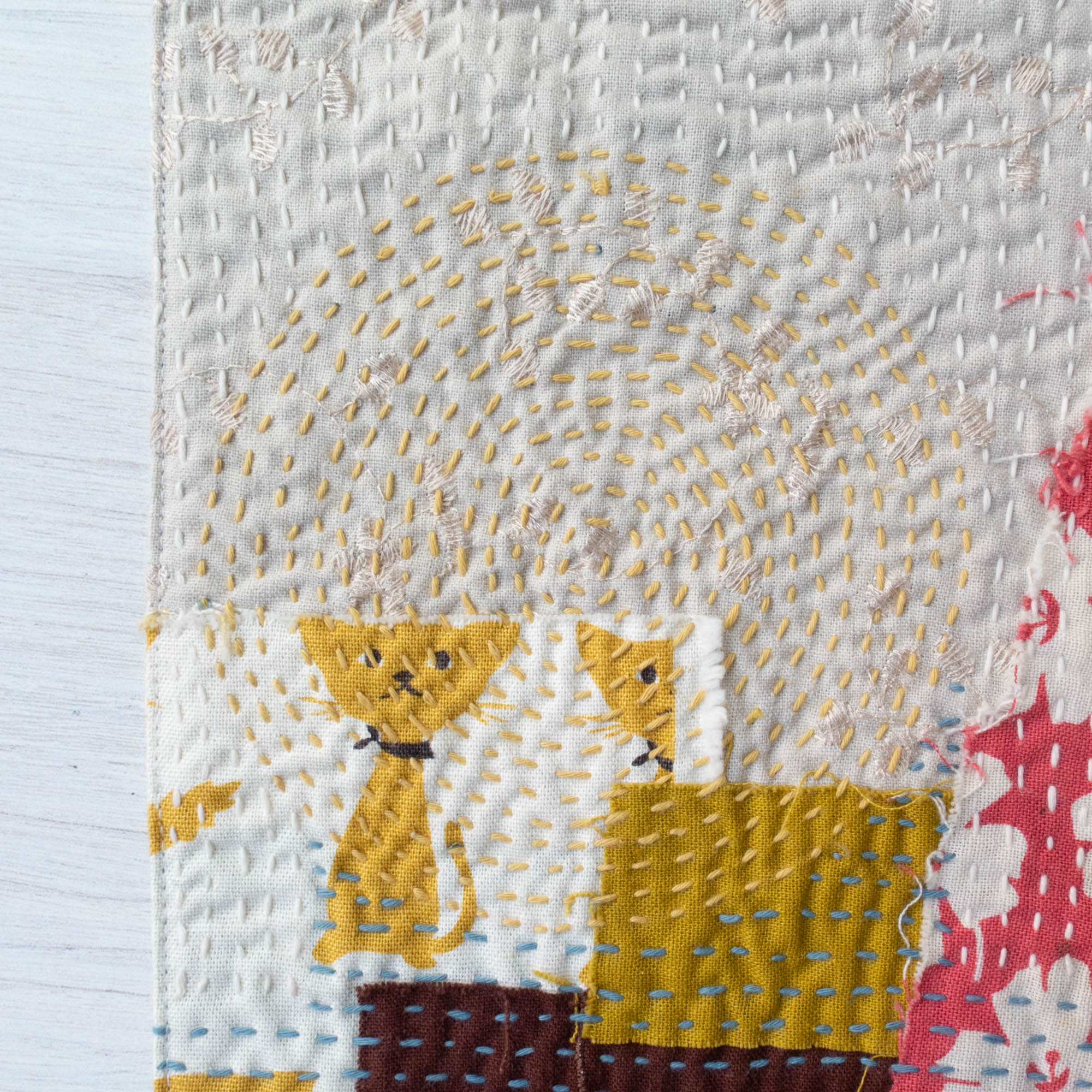Boro-Inspired Memory Scarf Course – Snuggly Monkey