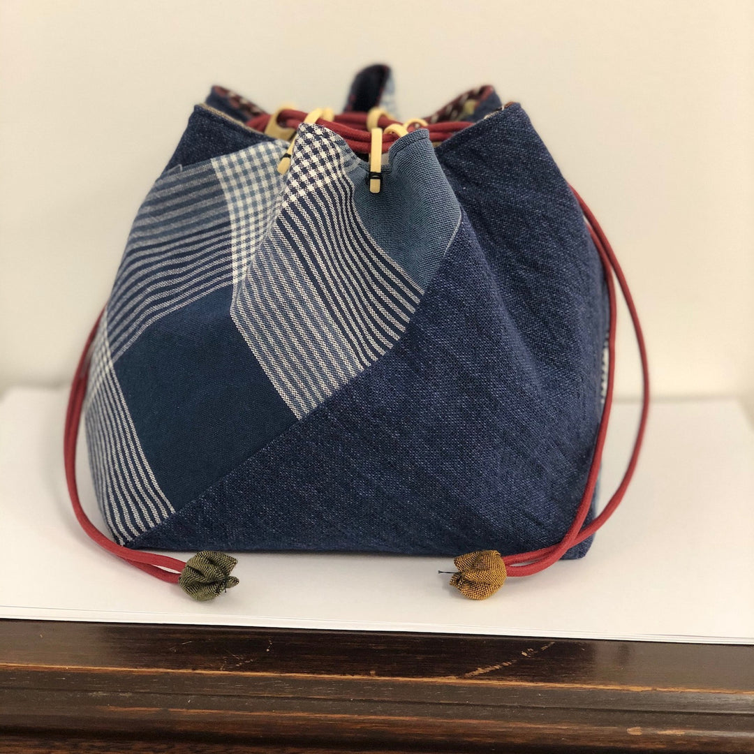 Reversible Boro Box Bag Sewing Pattern
