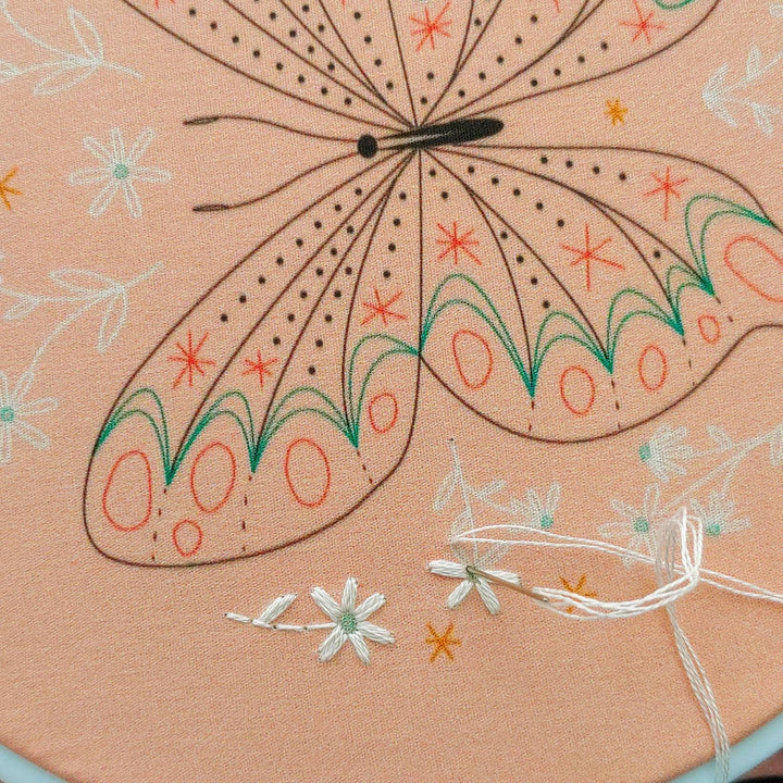 Butterfly Embroidery Kit